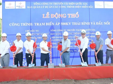 EVNNPT triển khai thi công dự án Trạm biến áp 500kV Thái Bình và đường dây đấu nối