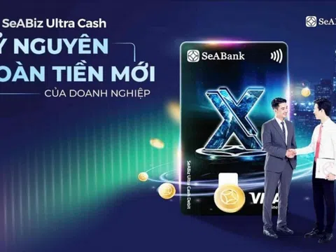 Thẻ SeABiz Ultra Cash của SeABank: 'Lợi ích kép' cho doanh nghiệp