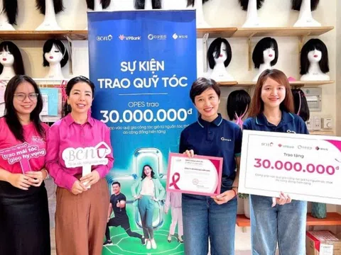 OPES cùng với VPBank và MSIG tham gia hoạt động gây quỹ tóc cho bệnh nhân ung thư