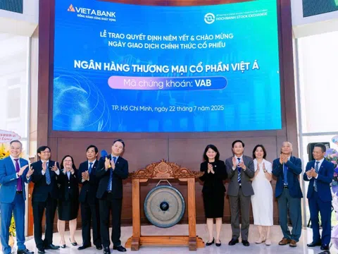 Cổ phiếu VAB chính thức giao dịch trên sàn HOSE từ ngày 22/7/2025