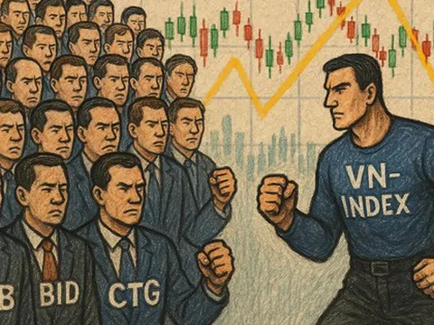 Cuộc đua vốn hóa ngân hàng khi VN-Index tạo đỉnh: Nhóm ngân hàng nhỏ 'chiến thắng' tuyệt đối, các đại gia Vietcombank, BIDV, VietinBank đồng loạt 'thua trận'