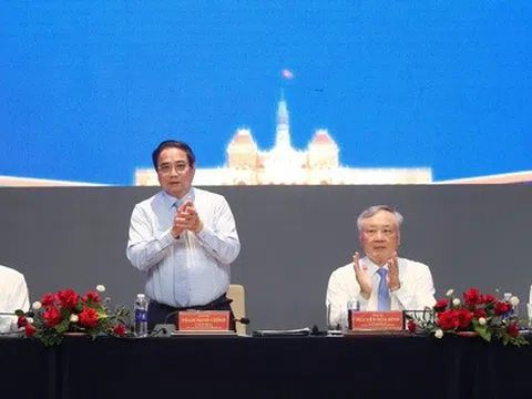 Thủ tướng Phạm Minh Chính dự hội nghị triển khai Nghị quyết về Trung tâm Tài chính quốc tế