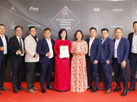 Tập đoàn Khải Hoàn Land nhận “cú đúp” giải thưởng tại Dot Property Award 2025