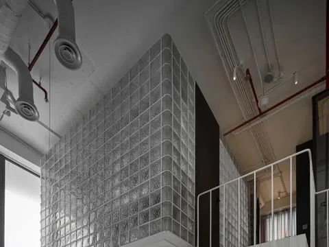 Giải pháp không gian ba chiều trong căn hộ thông tầng 66m2