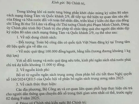 Tuyệt đối không nhấn vào link lạ để nhận 100.000 đồng tiền Tết Độc lập