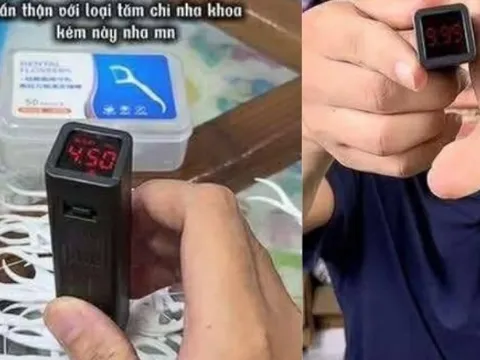 Clip tăm chỉ nha khoa ‘phát sáng’ dưới máy đo huỳnh quang giá 150 nghìn khiến nhiều người hoang mang, chuyên gia nói gì?