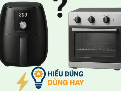 Nồi chiên không dầu và lò nướng: Loại nào tiết kiệm điện hơn khi chế biến món ăn?
