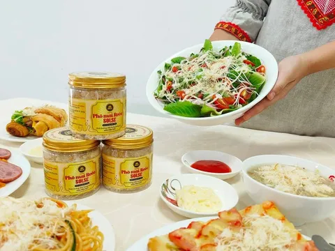 Lần đầu tiên Việt Nam có sản phẩm ruốc làm hoàn toàn từ phô mai