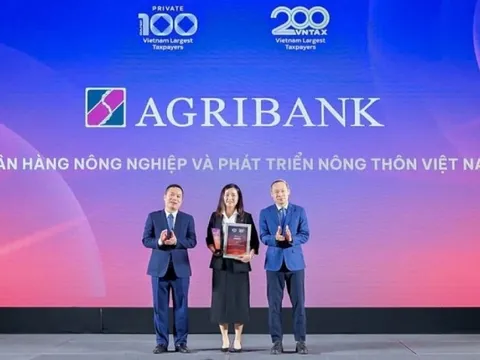 Agribank lọt Top 20 doanh nghiệp nộp ngân sách lớn nhất Việt Nam 2025