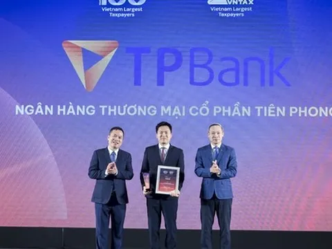 TPBank được vinh danh trong nhóm ngân hàng tư nhân nộp ngân sách nhiều nhất Việt Nam