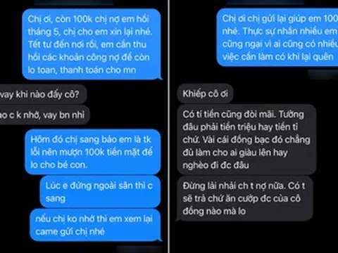 Hàng xóm vay 100.000 đồng không trả, còn mắng 'có tí tiền cũng đòi'
