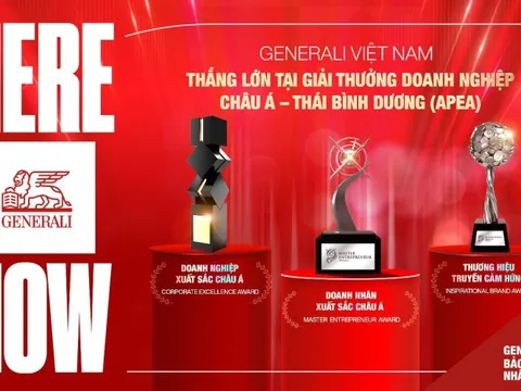 Generali Việt Nam lập “hat-trick” 03 giải thưởng tại Asia Pacific Enterprise Awards 2025