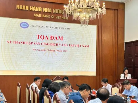 Chiều 15/10, Ngân hàng Nhà nước thông tin về lập sàn giao dịch vàng, từng bước huy động nguồn vàng trong dân