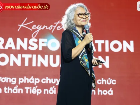 Chủ tịch VNDirect - Bà Phạm Minh Hương đưa ra “chiếc la bàn” của chuyển đổi tổ chức, khẳng định: “Con người” là cốt lõi của mọi sự chuyển đổi
