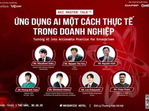 VCCorp kết hợp SoftBank tổ chức sự kiện "Ứng dụng AI một cách thực tế trong doanh nghiệp"
