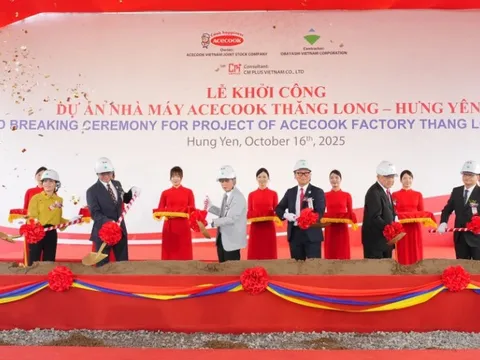 Acecook Việt Nam khởi công nhà máy Thăng Long - Bước tiến mới trong hành trình vươn tầm thế giới