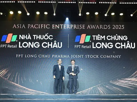 Long Châu nhận giải thưởng “Doanh nghiệp xuất sắc châu Á”