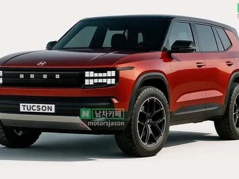 Bản phác thảo của Hyundai Tucson thế hệ mới vừa xuất hiện: Thiết kế vuông vức 'hao hao' SantaFe, bỏ động cơ diesel, giá khoảng 624 triệu đồng