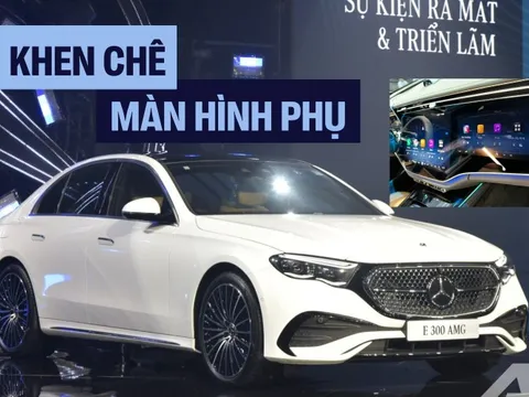 Mercedes-Benz E-Class thêm màn hình ghế phụ: Chuyên gia nói dễ mất tập trung, chủ xe khen vì phục vụ gia đình