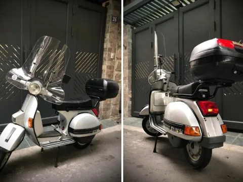 Vespa PX150E đời 1995 được rao bán với giá gấp đôi Honda SH, chủ xe đưa bằng chứng khiến dân chơi sẵn sàng xuống tiền