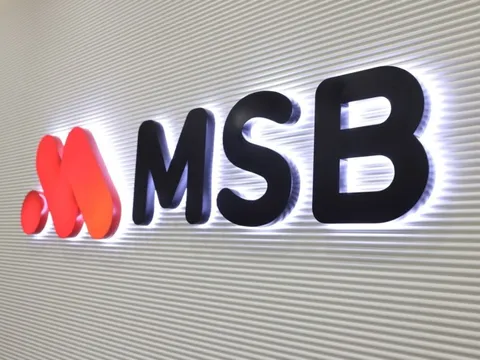 MSB lãi hơn 4.760 tỷ đồng sau 9 tháng, CASA tăng quý thứ 4 liên tiếp