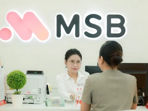 MSB lãi hơn 4.760 tỷ đồng trong 9 tháng đầu năm, tiền gửi của khách hàng tăng mạnh