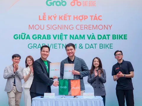 Grab Việt Nam bắt tay Dat Bike