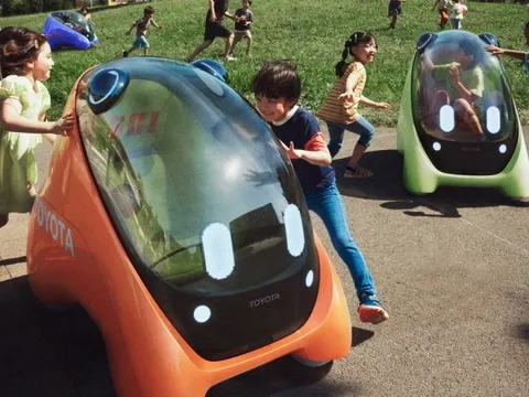 Toyota gây chú ý với mẫu xe điện 'quả bóng' tự lái dành riêng cho trẻ em