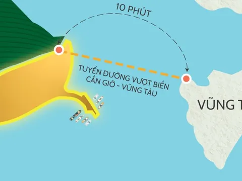 TPHCM muốn làm tuyến đường vượt biển Cần Giờ - Vũng Tàu