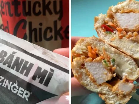 Khi KFC 'phải lòng' bánh mì Việt: Món Zinger Bánh Mì chính thức lên thực đơn toàn nước Úc, giá khoảng 170.000 đồng