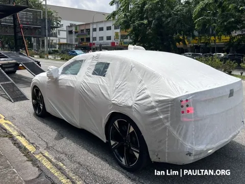 Mẫu sedan điện cao cấp Volvo ES90 lộ diện gần Việt Nam: 680 mã lực, sạc 20 phút chạy 700km, 'đối thủ mới' của BMW i7 và Mercedes EQS