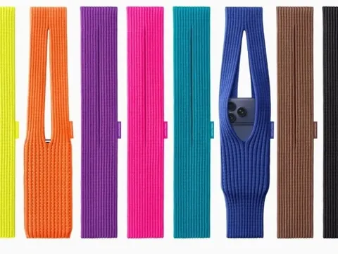 Apple tung 'túi đựng iPhone' giá hơn 5 triệu đồng khiến fan 'xỉu ngang': Nhỏ bằng bàn tay, dệt kim 3D nguyên khối