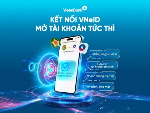 Mở tài khoản VietinBank dễ dàng trên ứng dụng VNeID