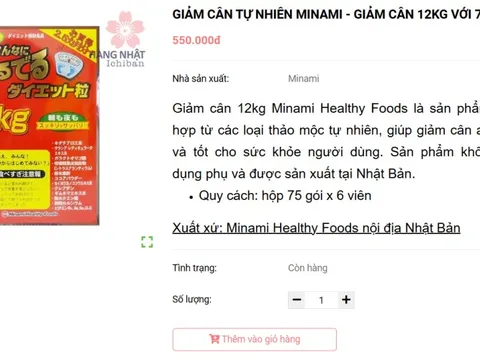 Shopee nói gì khi bị yêu cầu gỡ sản phẩm "Giảm cân 12kg Minami"?