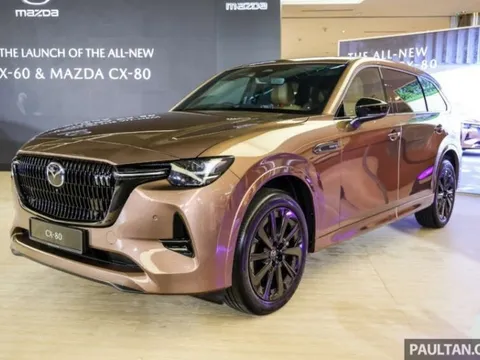 SUV 7 chỗ mới của Mazda hút hồn với kích thước 'đại gia', tiện nghi tương đương xe châu Âu