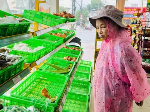 Các siêu thị tại Nha Trang cạn rau xanh ngay khi lũ rút 