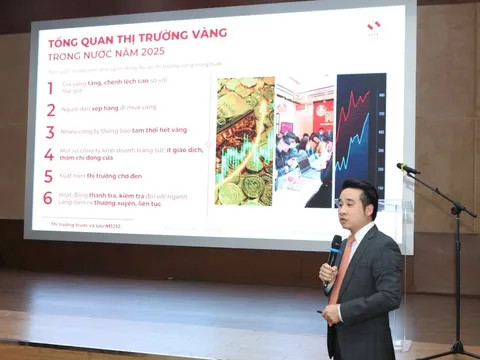 Tổng Thư ký VGTA: Giá vàng Việt Nam tăng tới 84% dù thế giới chỉ tăng 62%