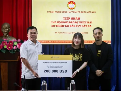 Binance Charity ủng hộ đồng bào lũ lụt miền Trung 5 tỷ đồng