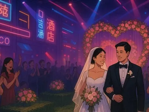 Hàng triệu cặp đôi Trung Quốc làm đám cưới ở nơi không ai ngờ tới, tạo ra một dịch vụ đầy tiềm năng trong tương lai