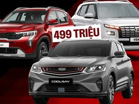 Dưới 500 triệu đồng mua SUV đô thị chọn Geely Coolray, Kia Sonet hay Hyundai Venue, bảng này sẽ giúp bạn dễ tìm được mẫu phù hợp