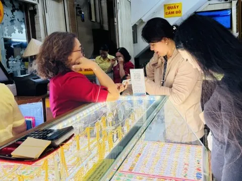 Giá vàng miếng tăng mạnh trở lại