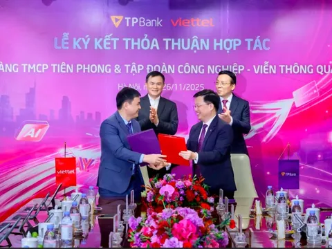 TPBank và Viettel ký kết hợp tác chiến lược, thúc đẩy chuyển đổi số toàn diện và mở rộng hệ sinh thái dịch vụ số tại Việt Nam