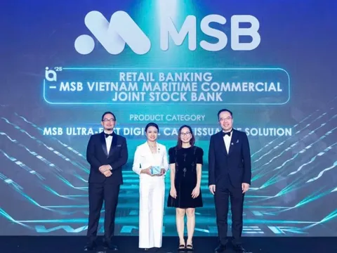 Ngân hàng bán lẻ MSB được vinh danh tại Giải thưởng Sáng tạo Quốc tế 2025