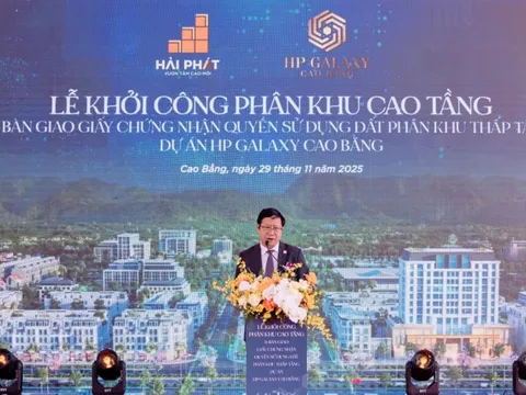 Hải Phát xây dựng khu đô thị kiểu mẫu đáng sống bậc nhất tại Cao Bằng