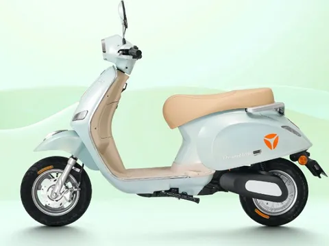 Xe điện thiết kế mềm mại kiểu châu Âu giá giảm 'sốc' còn 16,5 triệu: Pin đi tới 80 km/ sạc, chống trộm xịn