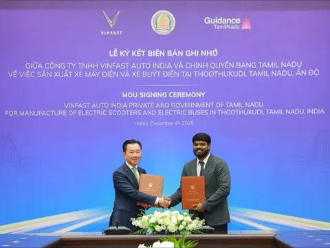 VinFast rót thêm nửa tỷ USD và được ‘bơm’ thêm 200 ha đất ở Ấn Độ: Tham vọng phủ xanh giao thông Ấn Độ