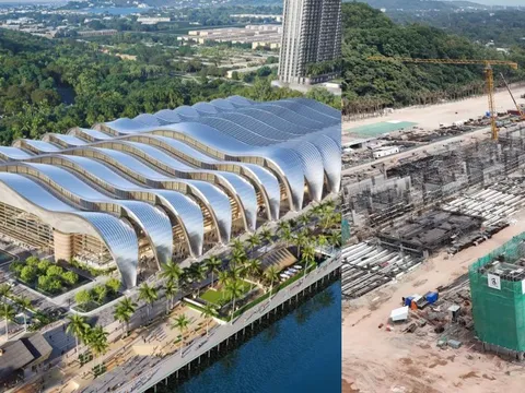 Trung tâm hội nghị APEC tại Phú Quốc được xây dựng với tốc độ vượt kế hoạch