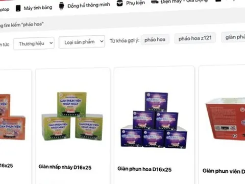 Viettel Store chính thức bán pháo hoa online: 300.000 đồng/giàn nhấp nháy, 320.000 đồng/giàn phun viên
