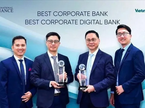 VietinBank nhận cú đúp giải thưởng quốc tế dành cho ngân hàng doanh nghiệp