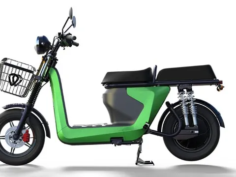 Dưới 30 triệu có xe máy điện lội nước tới 1m, pin trâu 150 km, 'nồi đồng cối đá' dành cho shipper